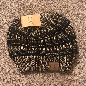 Black & Gold CC Hat